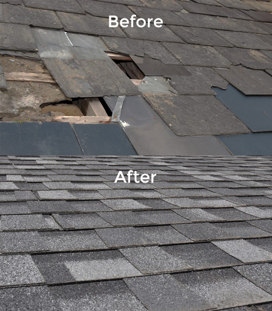 Before and After Photos of Roofing Vancouver BC in Greater Vancouver area: Burnaby, Richmond, North Vancouver, Coquitlam, New Westminister, Surrey